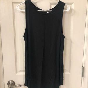 Black Old Navy Luxe high neck tank